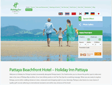 Tablet Screenshot of holidayinn-pattaya.com